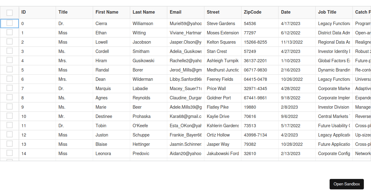 Rdg Cell Range Selection Codesandbox