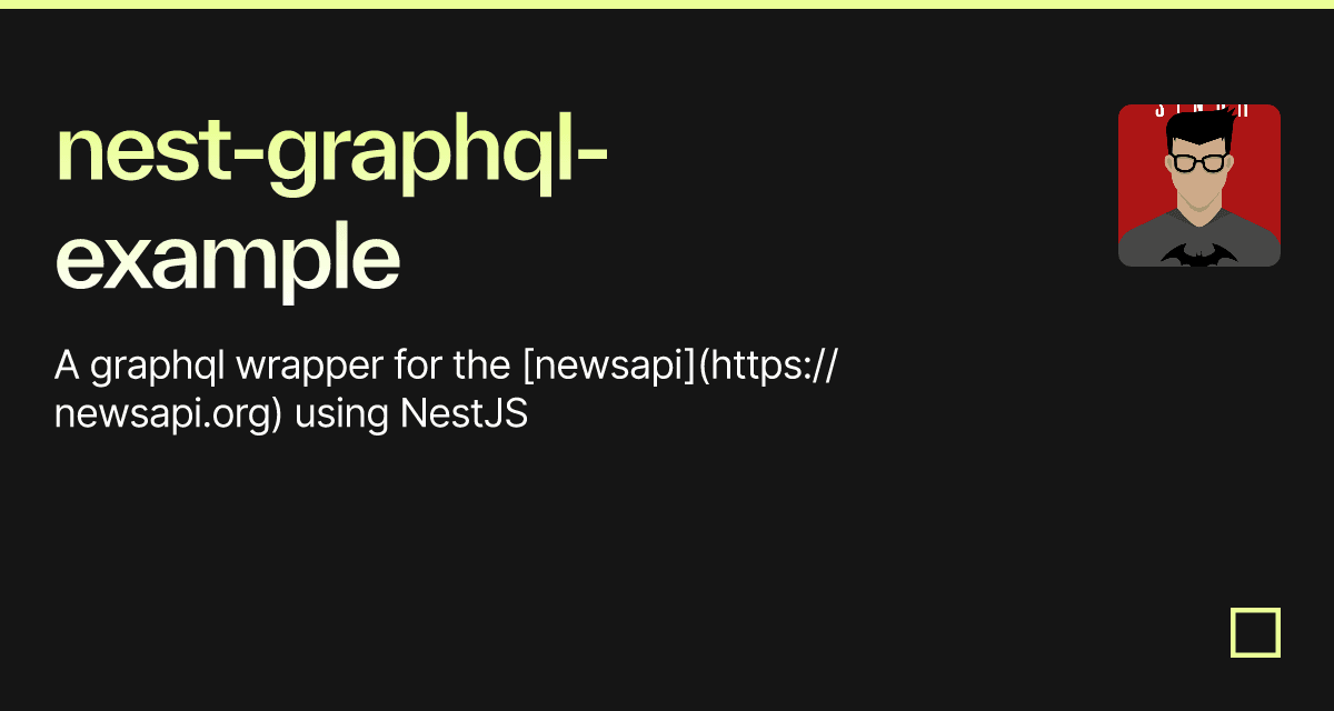 Nest Graphql Example Codesandbox