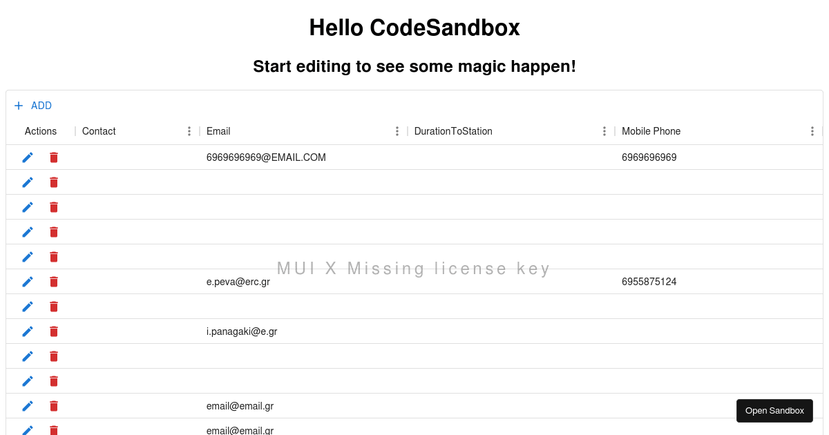 Mui Editable Data Grid Tab Stops After Custom Text Input Codesandbox