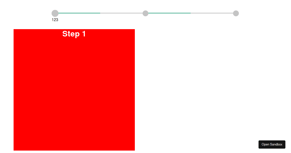 React Step Progress Forked Codesandbox