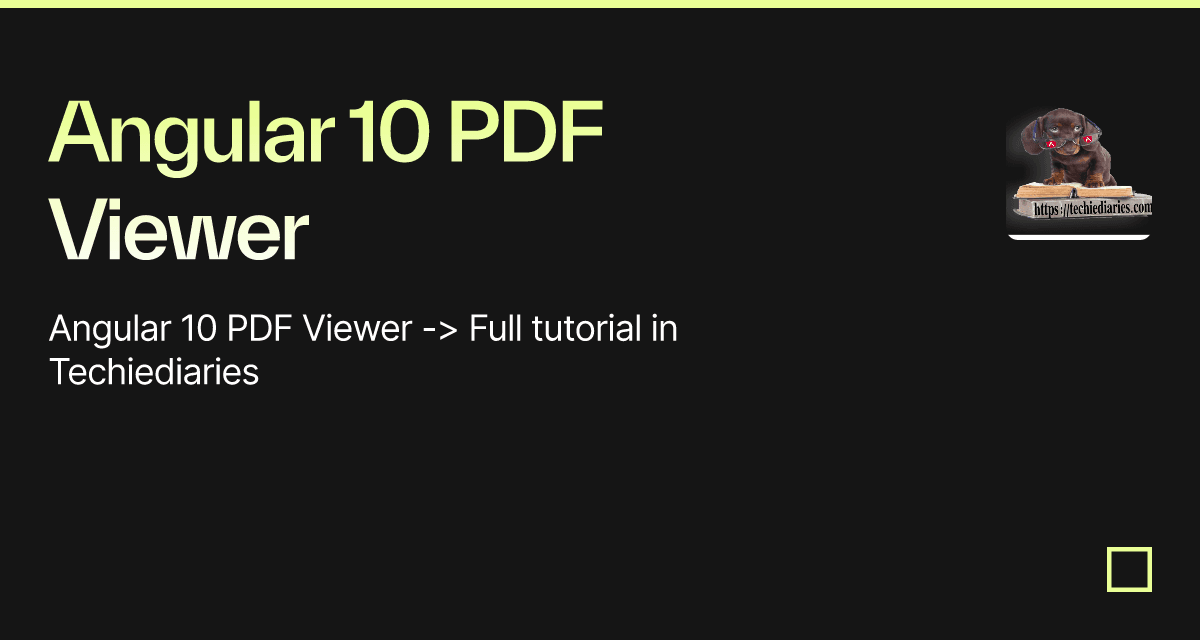 Angular Pdf Viewer Codesandbox
