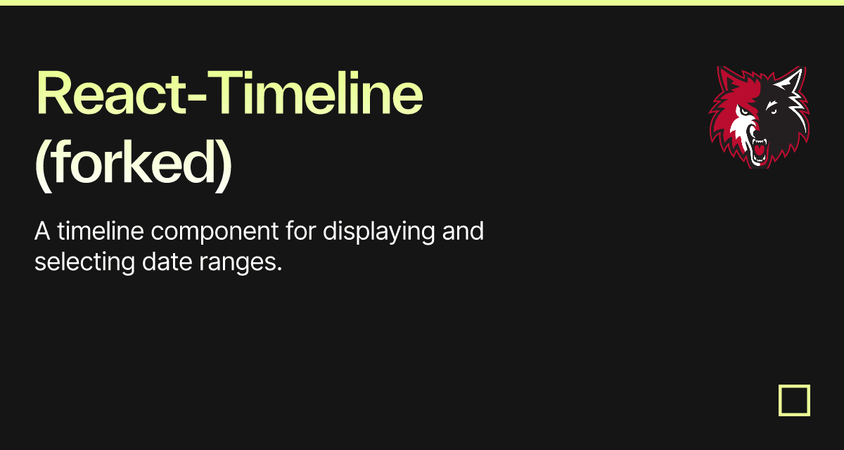 React Timeline Forked Codesandbox