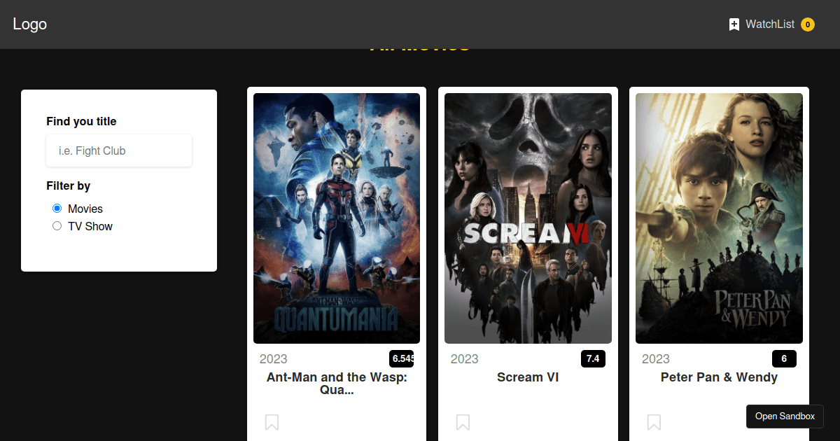 React Search Movie App V Codesandbox