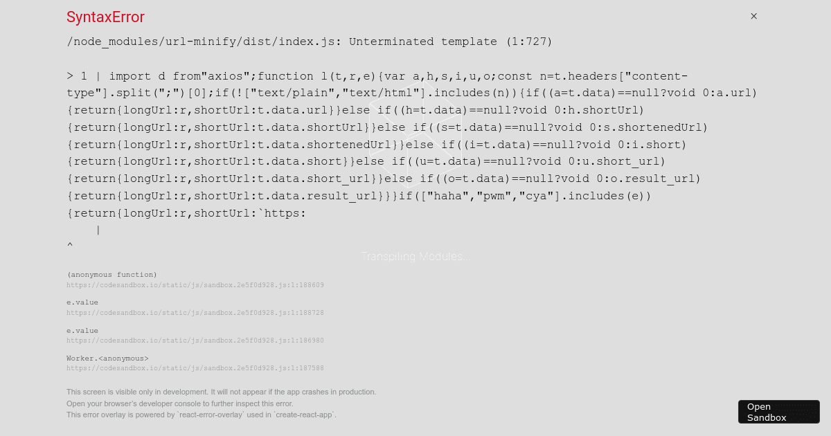 Node Playground Forked Codesandbox