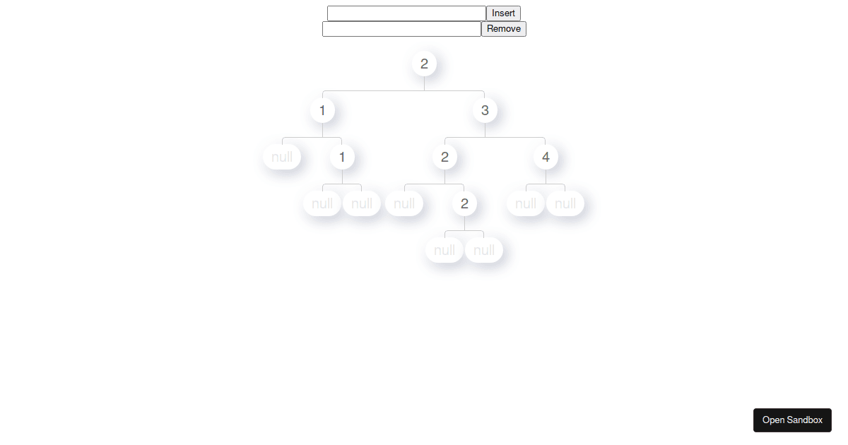 Simple Example Forked Codesandbox