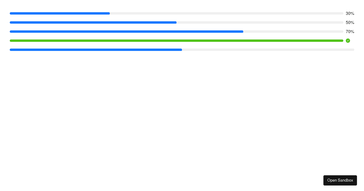 Progress Bar Antd Forked Codesandbox