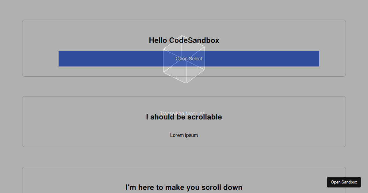 Position Absolute Inside Overflow Y Forked Codesandbox