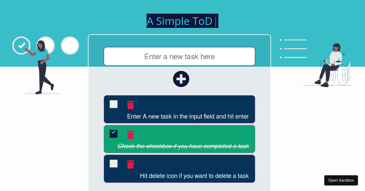 React Todo App Codesandbox