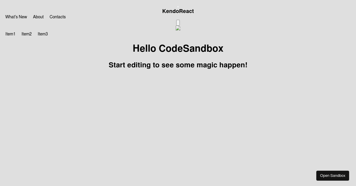 My Test React App Forked Codesandbox