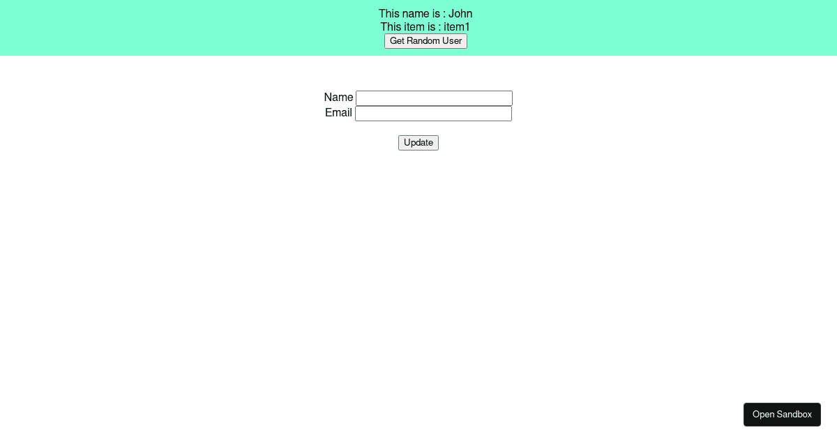 react - Codesandbox