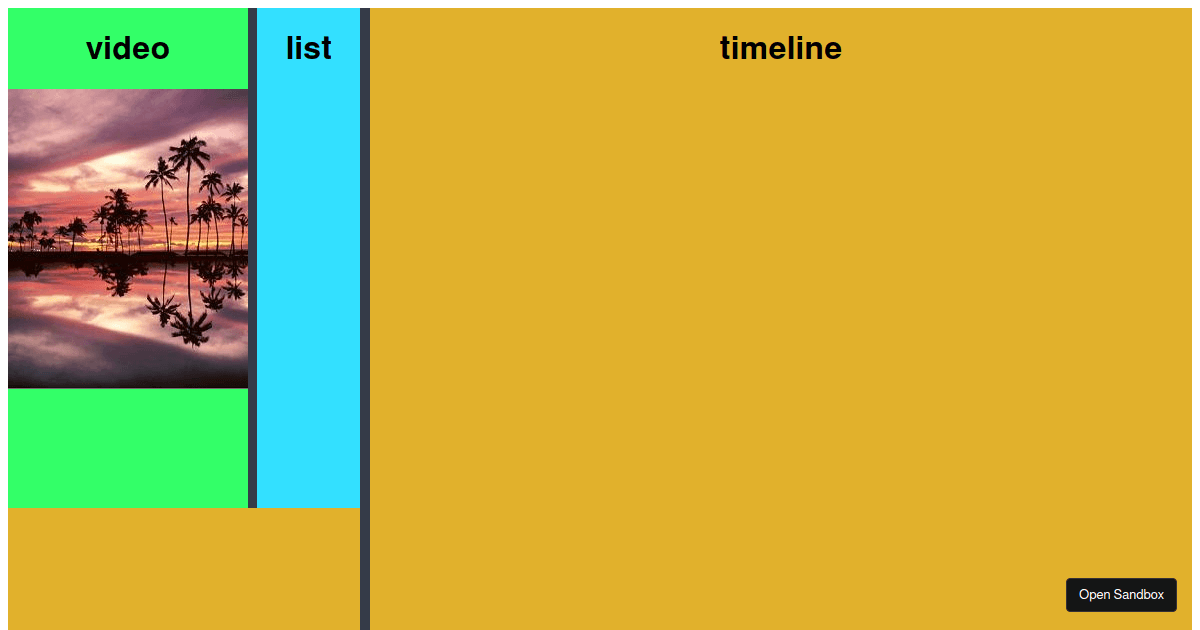 Resizable Panels for React (forked) - Codesandbox