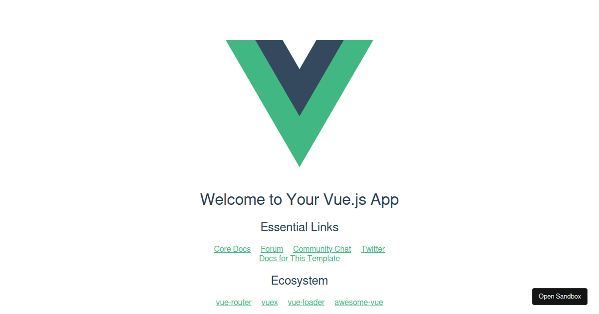Modal Vue - Codesandbox