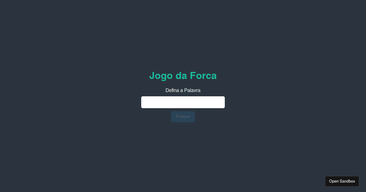 Programando um Jogo da Forca