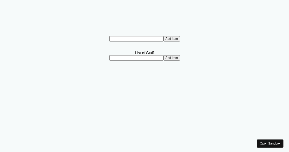 Redux Example - Codesandbox