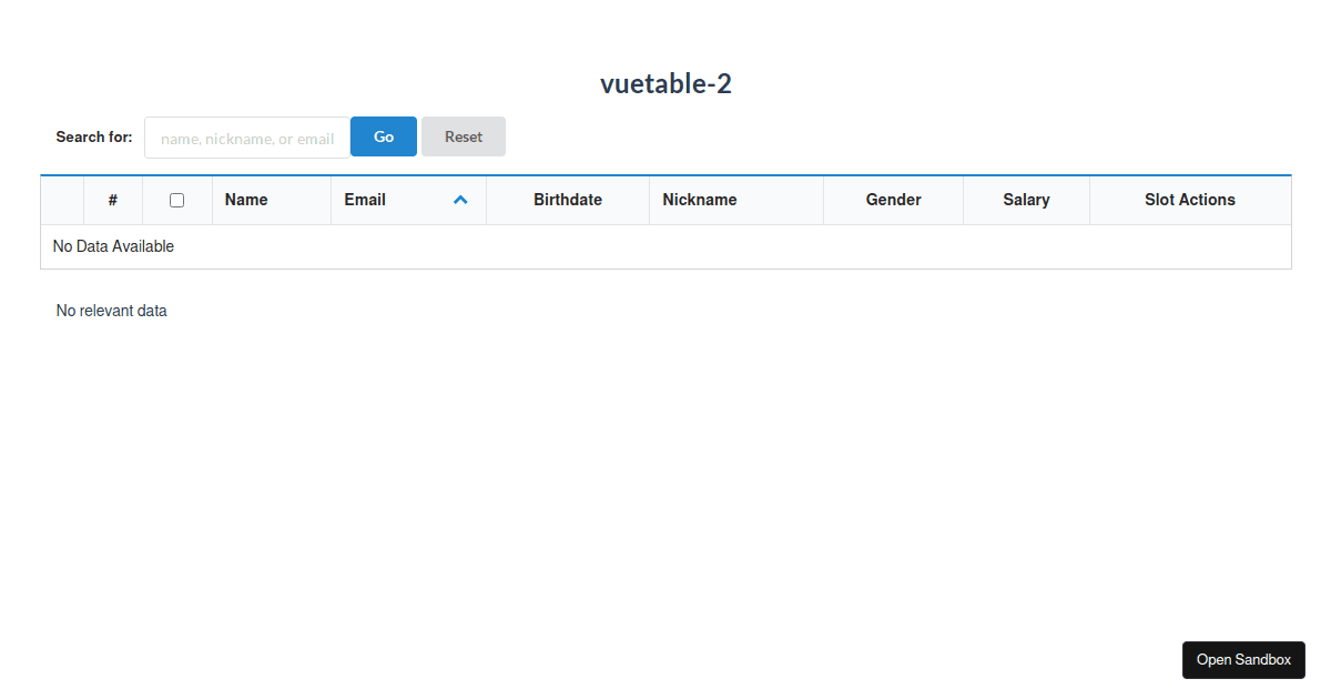 vuetable-2-tutorial (v1.7.5) - Codesandbox