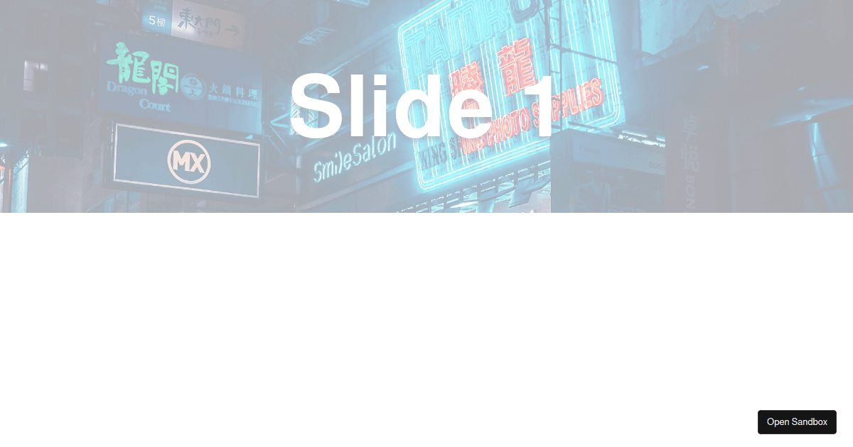 React Spring Slider 2 Codesandbox