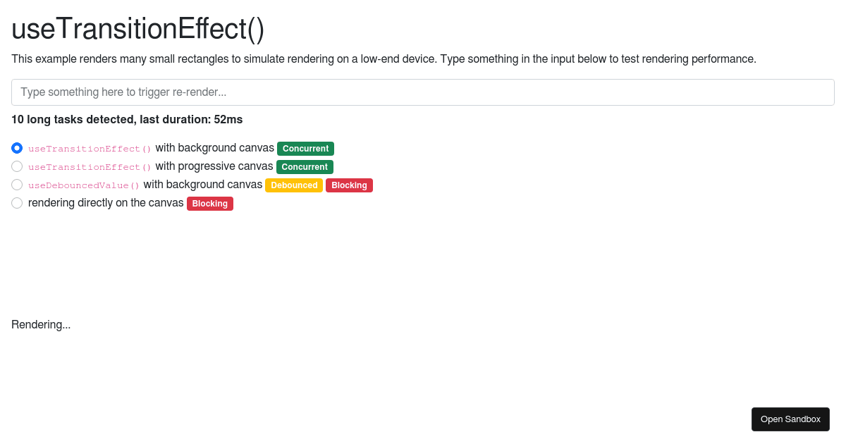 useTransitionEffect() - Canvas Example (forked) - Codesandbox