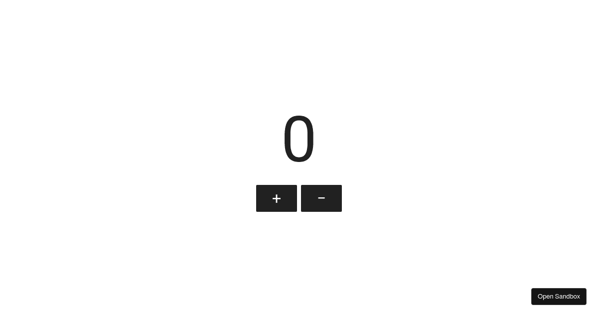 Counter (vanilla JS + Redux) - Codesandbox