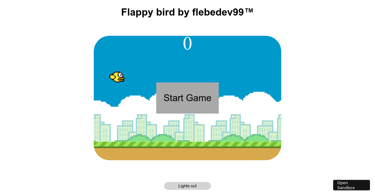 Flappy Bird Codesandbox 5131