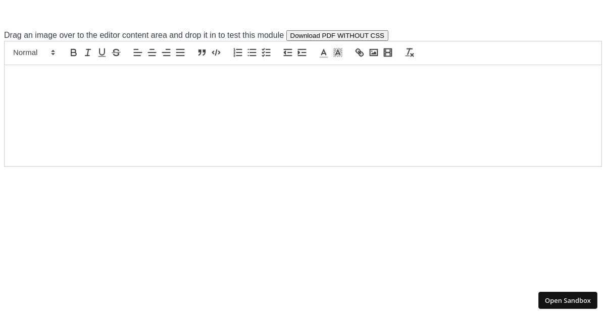 Vue2Editor - Custom Module (forked) - Codesandbox