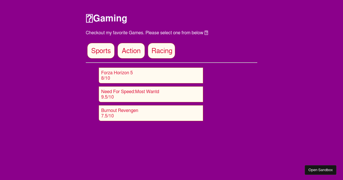 evergreen-games - Codesandbox