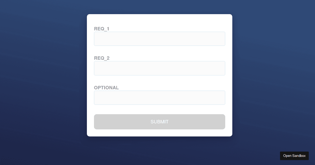React (forked) - Codesandbox