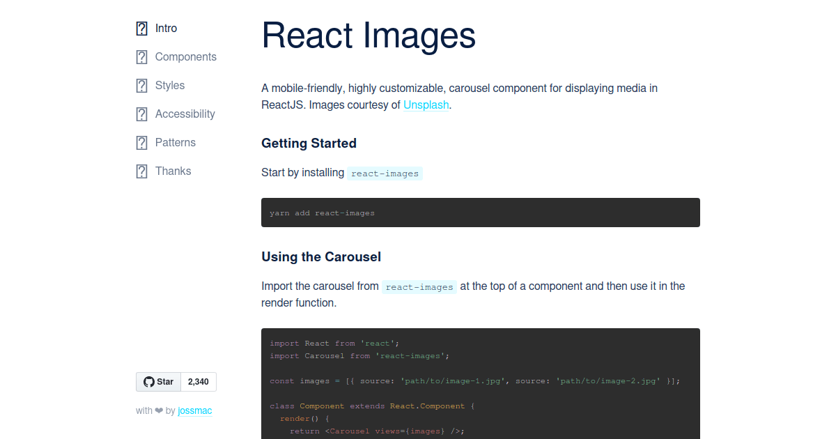 react-images - Codesandbox