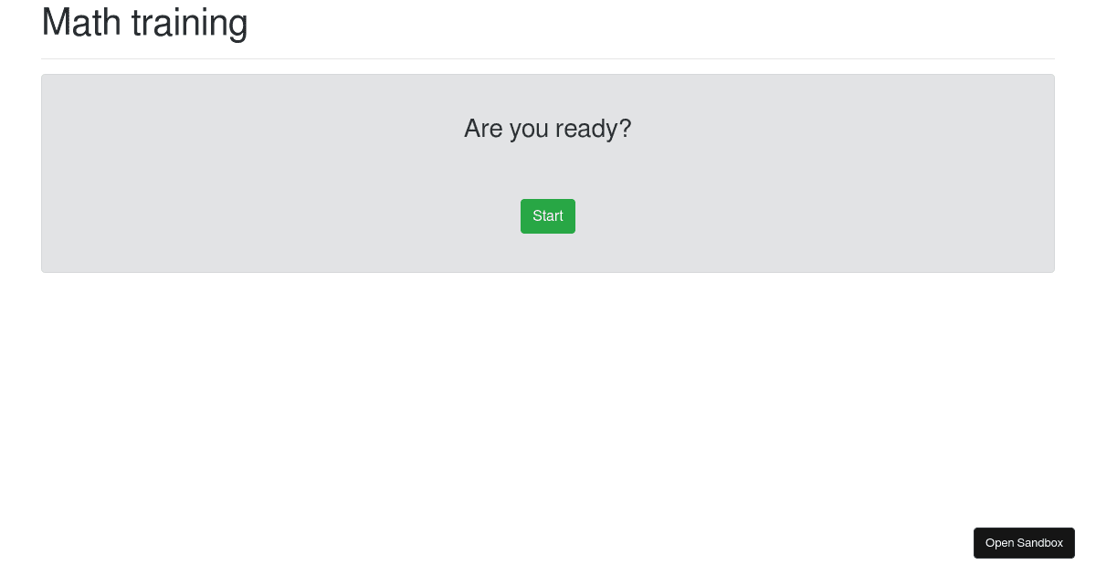 vue - Codesandbox