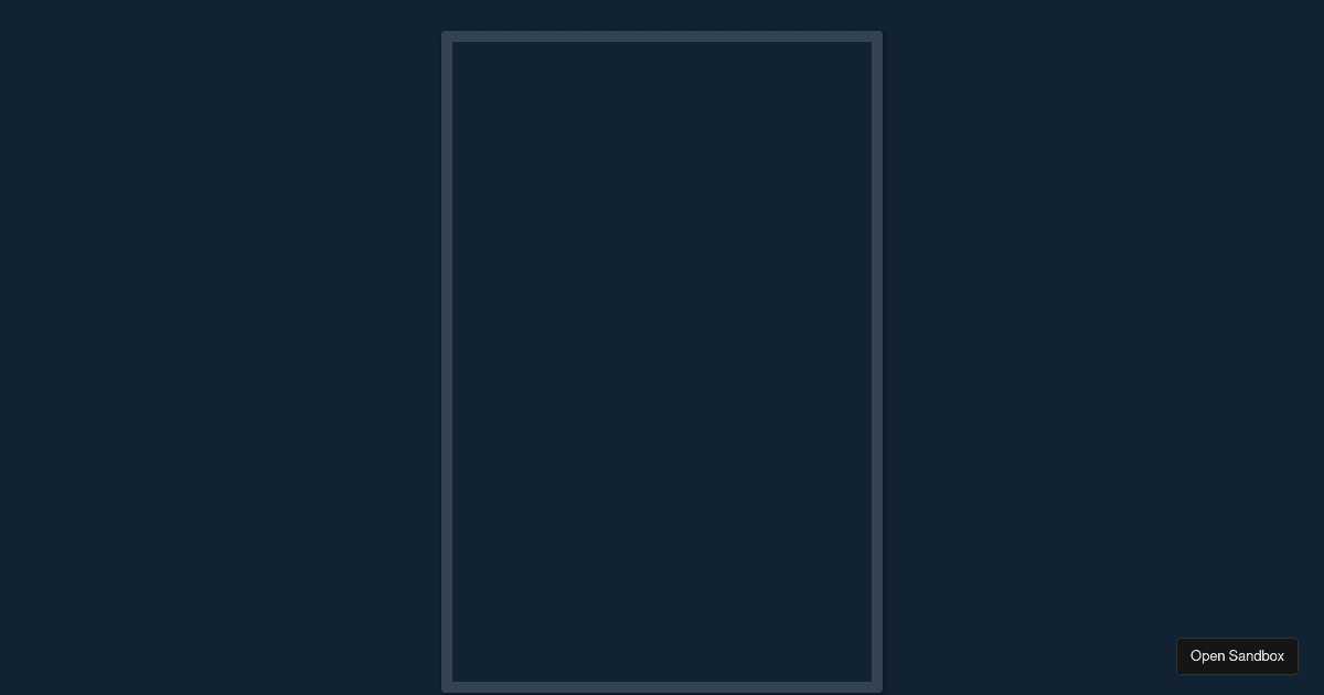 Router Animations Codesandbox