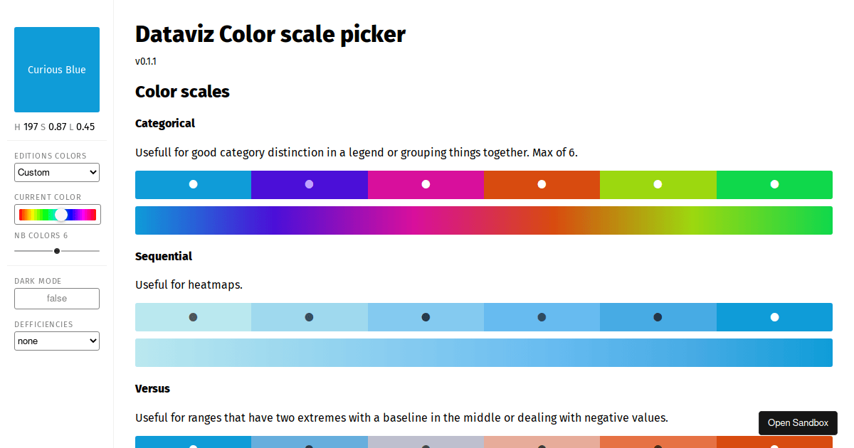 datavizcolorschemepicker Codesandbox