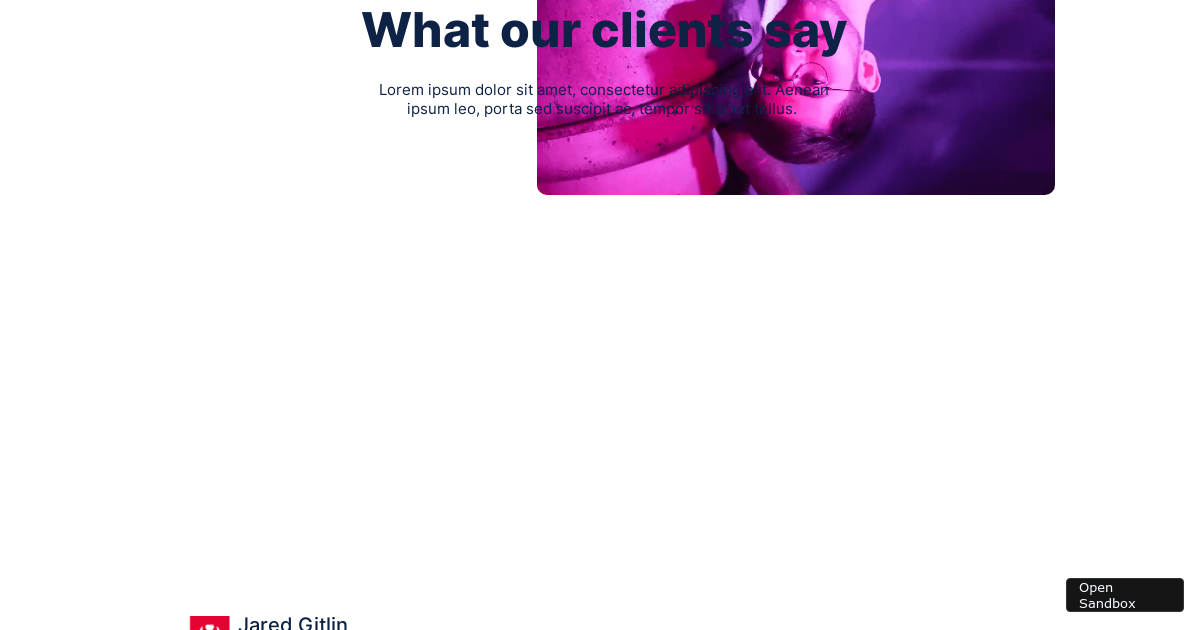 Testimonials Animation Examples testimonial-animation-example - Codesandbox