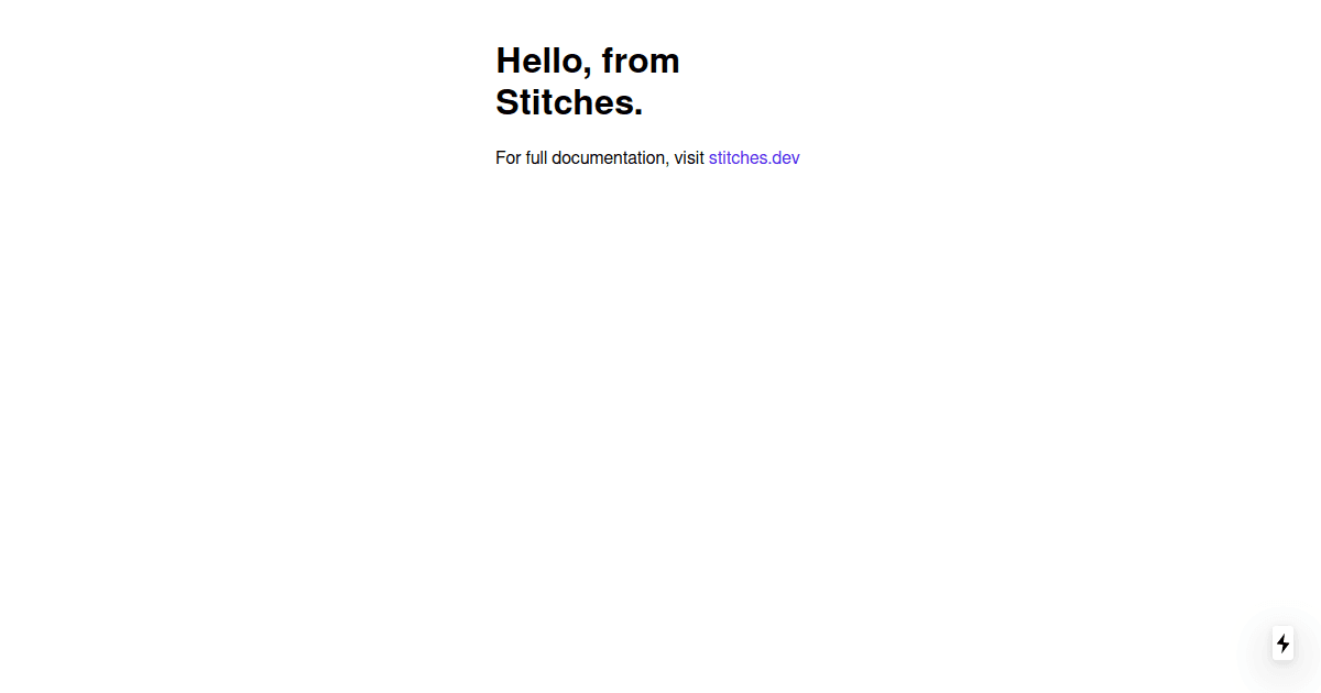 Stitches CI: Next.js - Codesandbox
