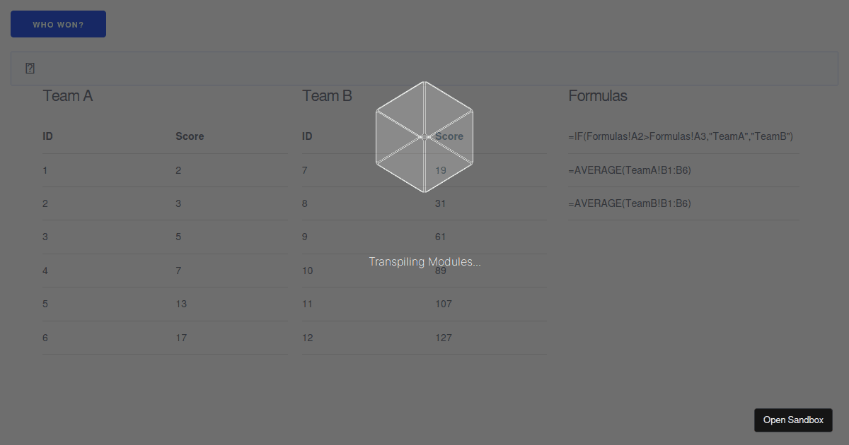 hyperformula-advanced-usage-demo - Codesandbox