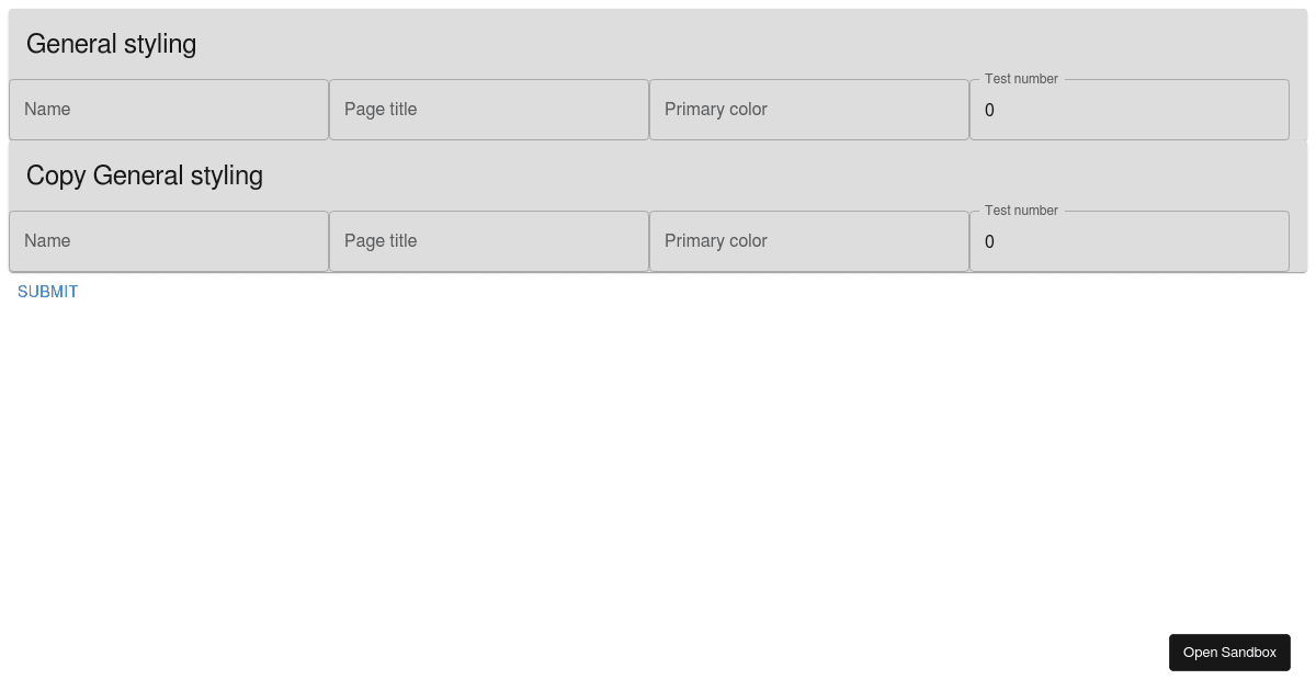 json schema formik (forked) - Codesandbox