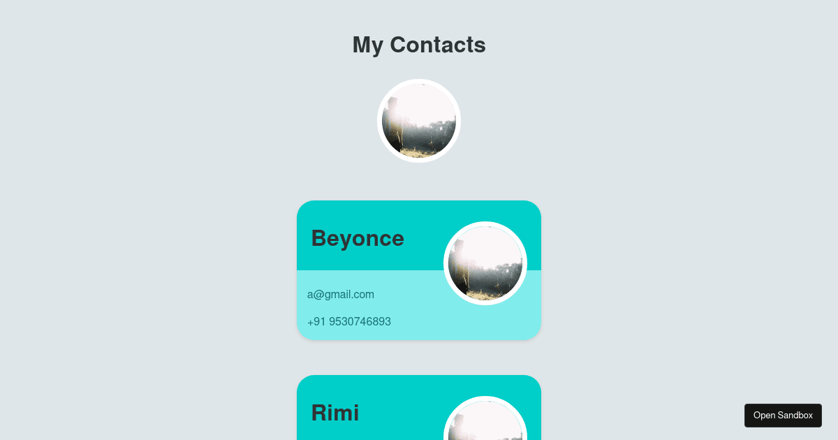 react - Codesandbox