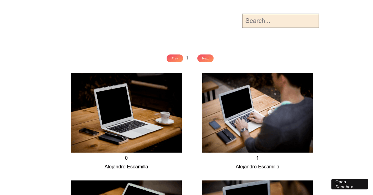 Fetch Random API Data - Codesandbox