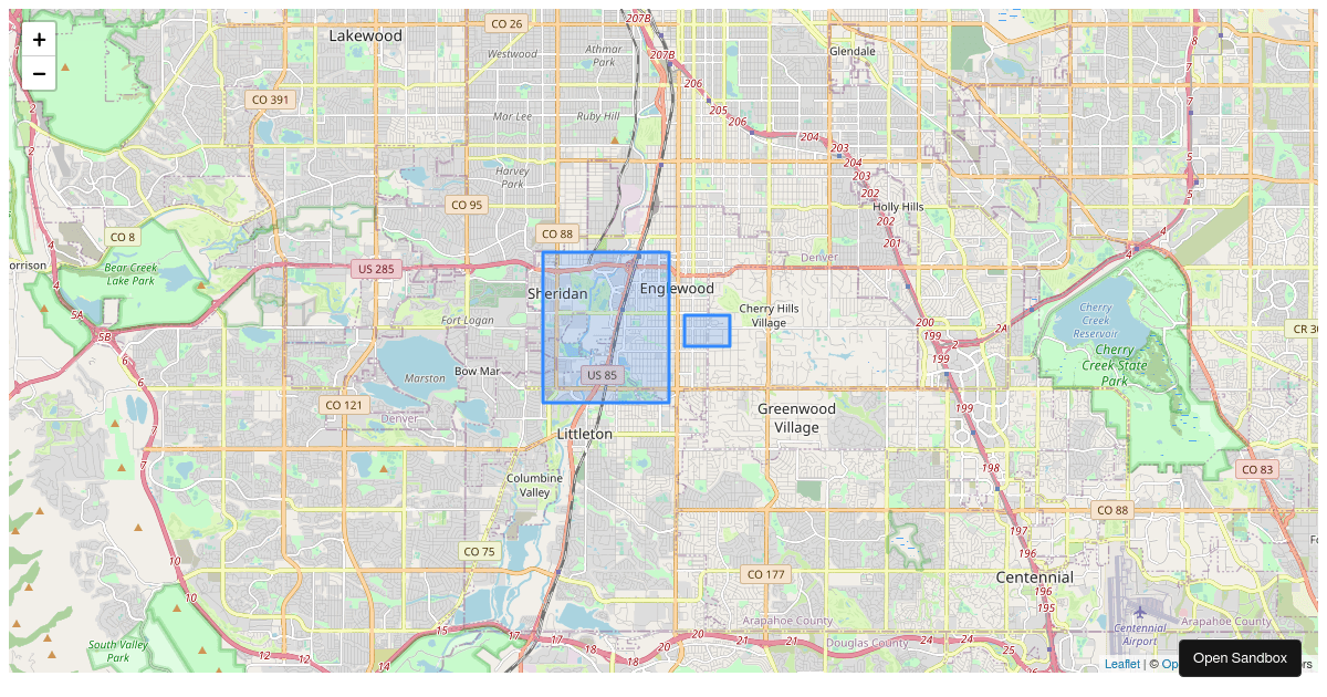 Geojson dragging (forked) - Codesandbox