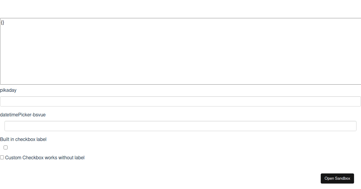 vue-form-generator - testing - Codesandbox