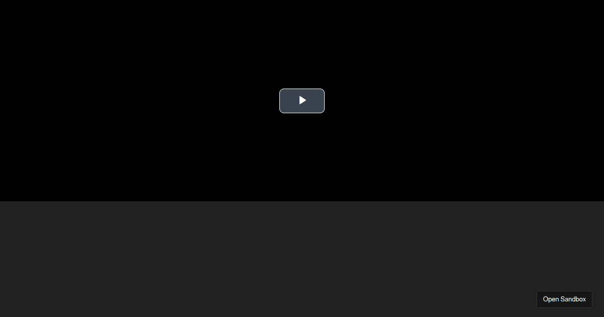 VideoJS HLS test (forked) - Codesandbox