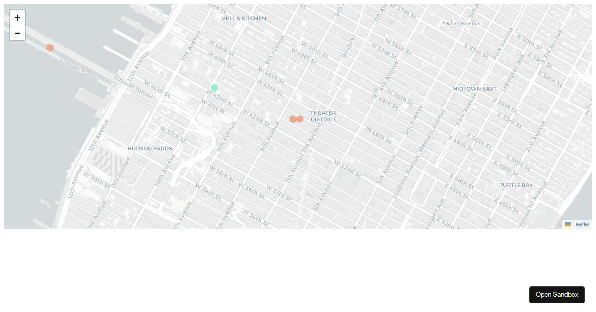 React Leaflet Map with marker (forked) - Codesandbox