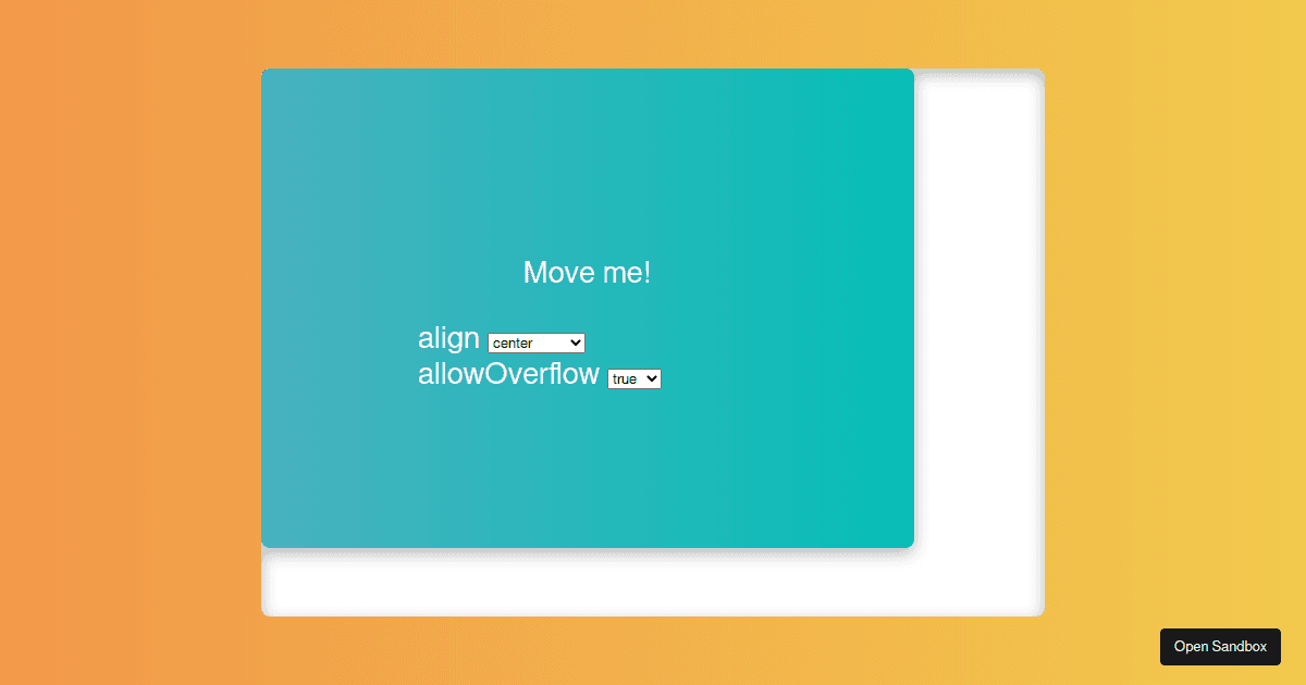 React Tooltip Demo - Codesandbox