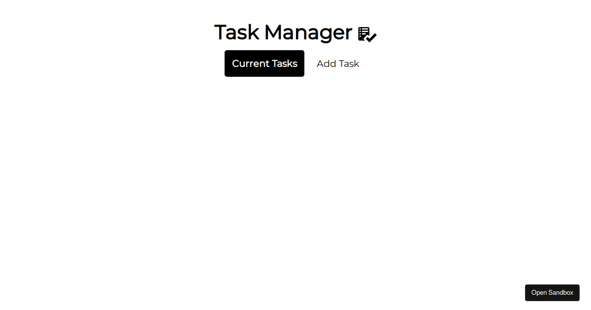 react - Codesandbox