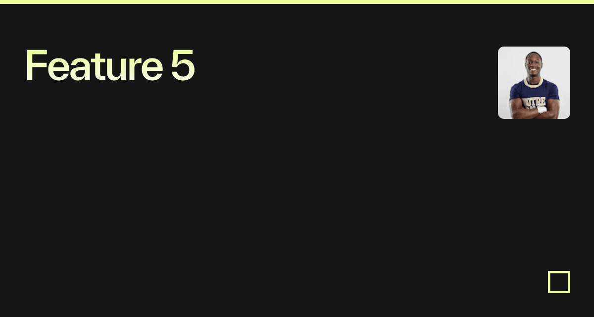 Feature 5 - Codesandbox