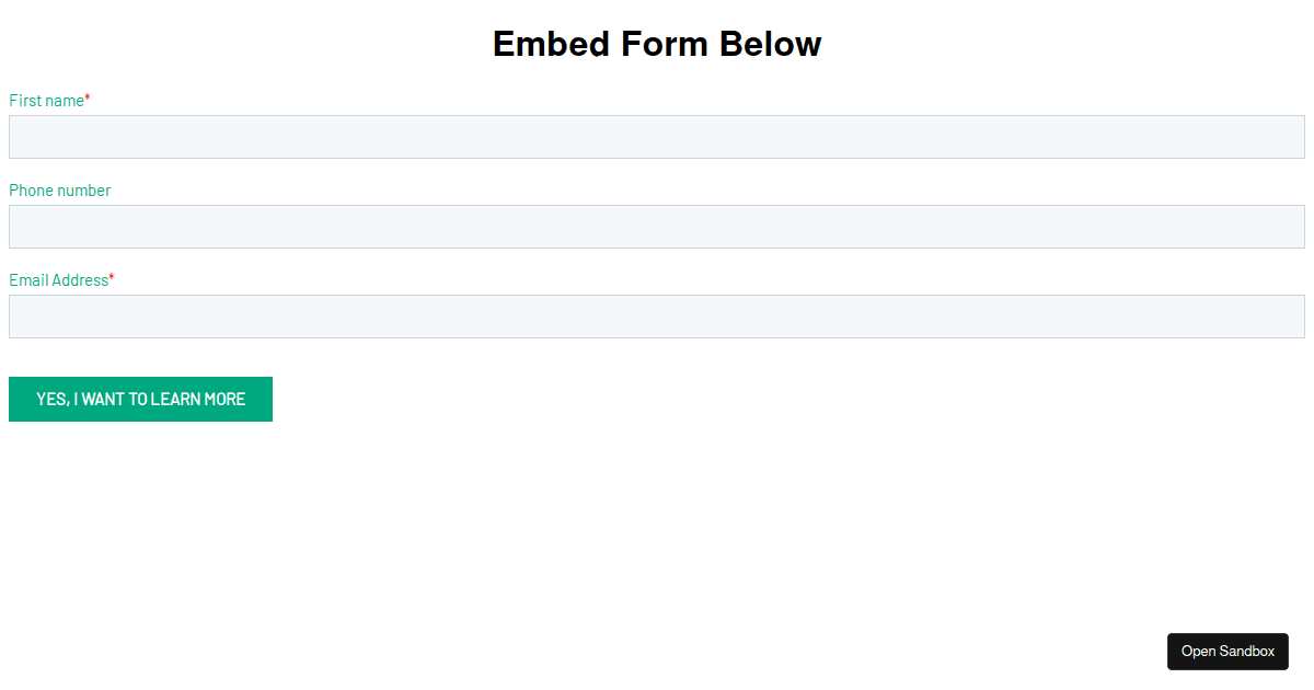 hubspotformrenderinreact (forked) Codesandbox