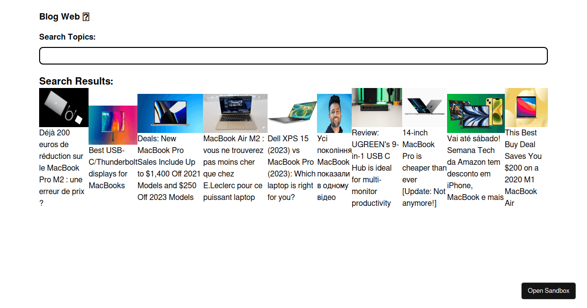 react-blog-app - Codesandbox