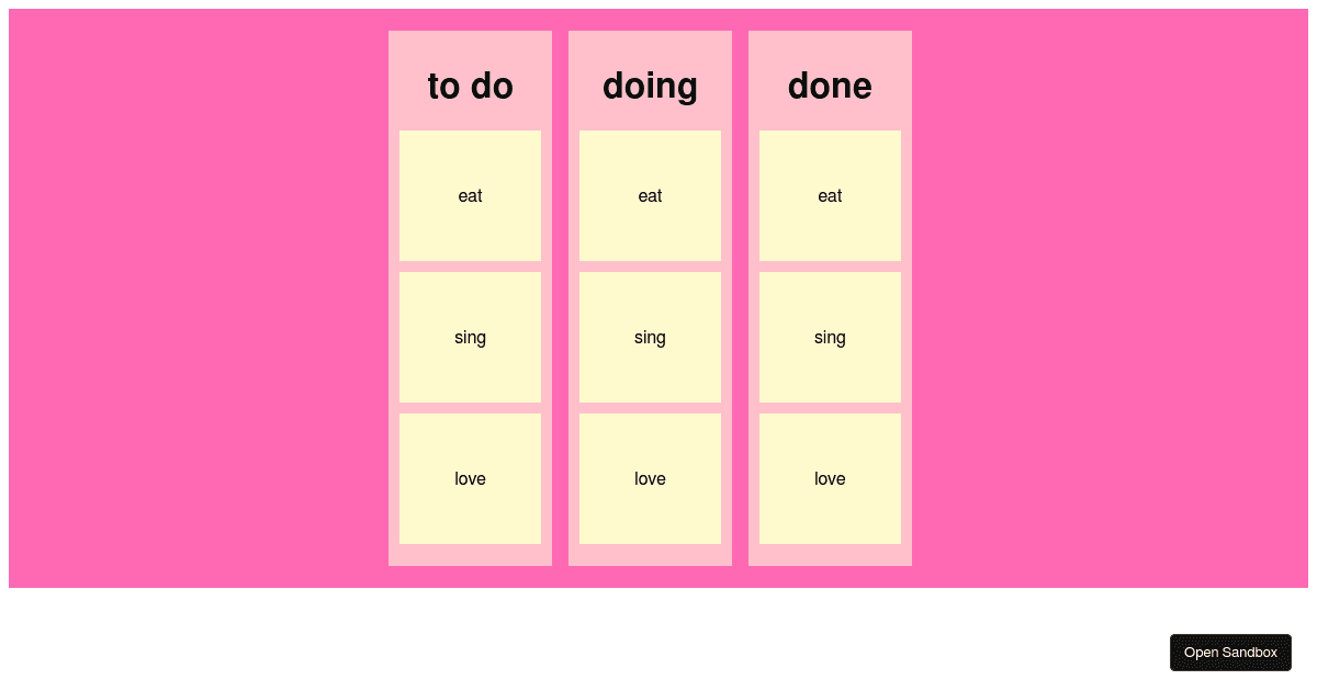draganddrop Codesandbox