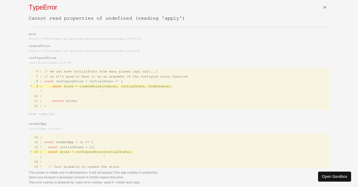Hacker News Clone | Redux - Codesandbox