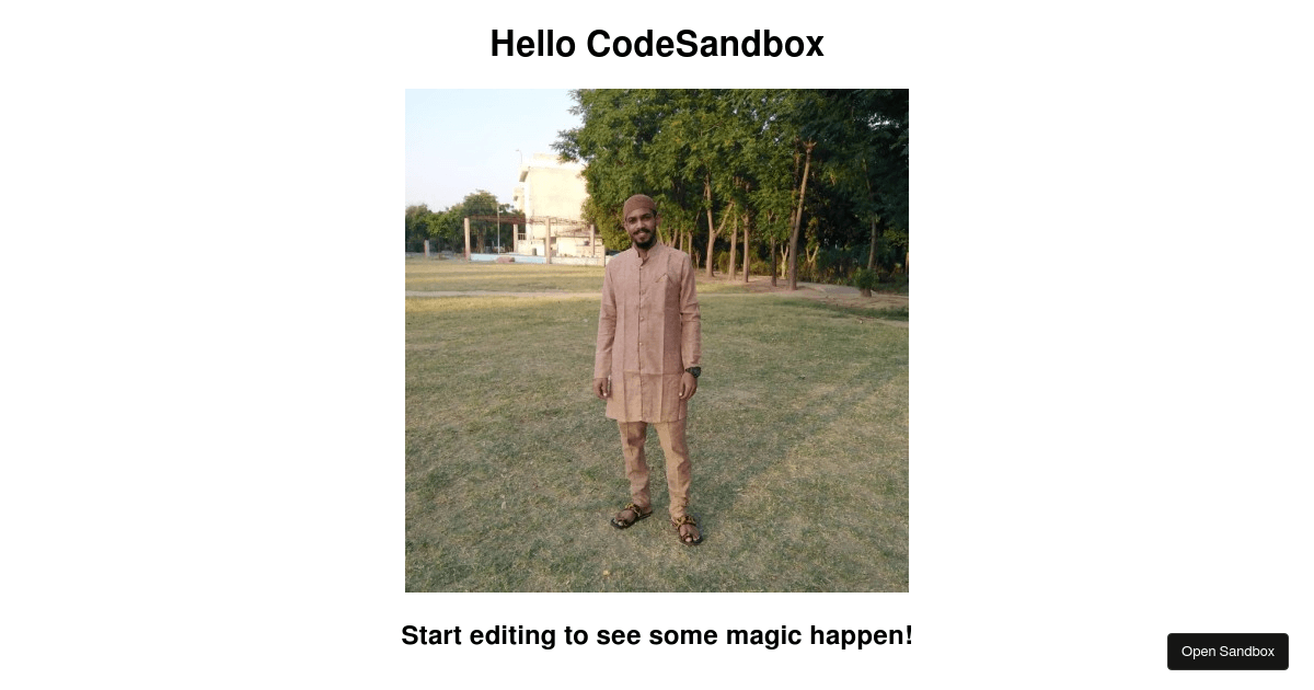 react - Codesandbox