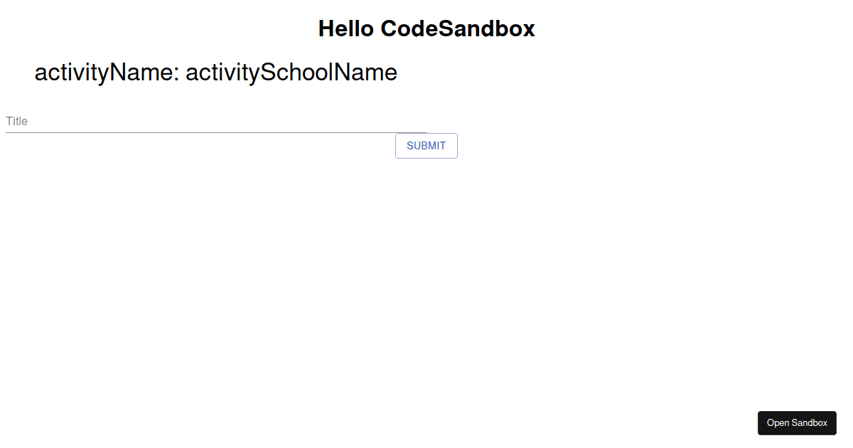 testing inputref rhf v7 - Codesandbox