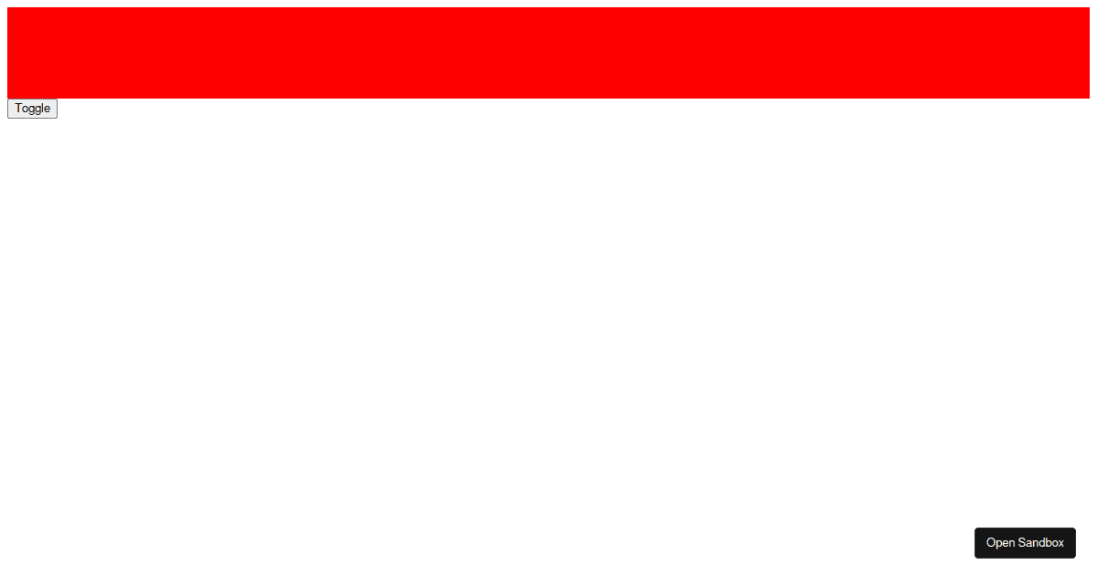 Conditional Styling - Codesandbox